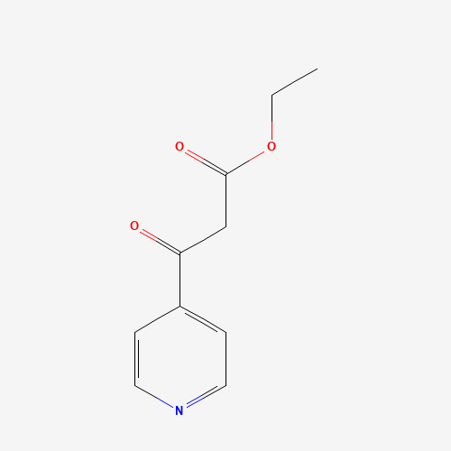 ETHYL ISONICOTINOYLACETATE (CAS: 26377-17-3) - Chemical Structure and Molecular Formula 