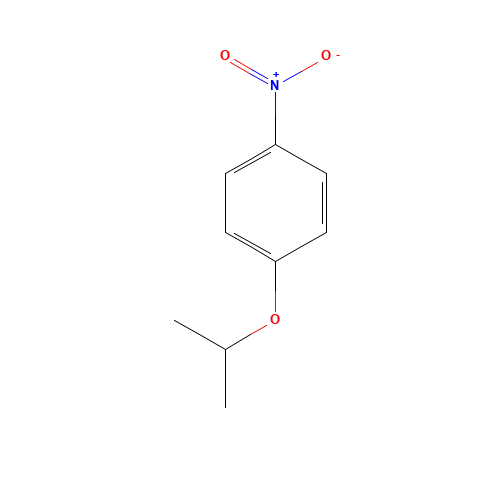 1-ISOPROPOXY-4-NITROBENZENE (CAS: 26455-31-2) - Chemical Structure and Molecular Formula 