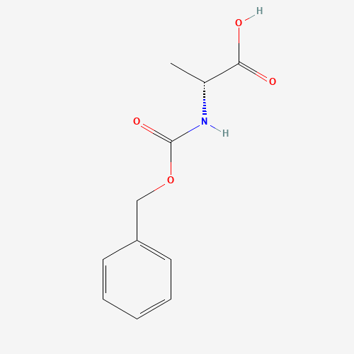 N-Cbz-D-Alanine (CAS: 26607-51-2) - Chemical Structure and Molecular Formula 