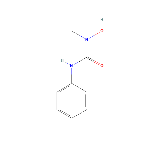 1-HYDROXY-1-METHYL-3-PHENYLUREA (CAS: 26817-00-5) - Chemical Structure and Molecular Formula 