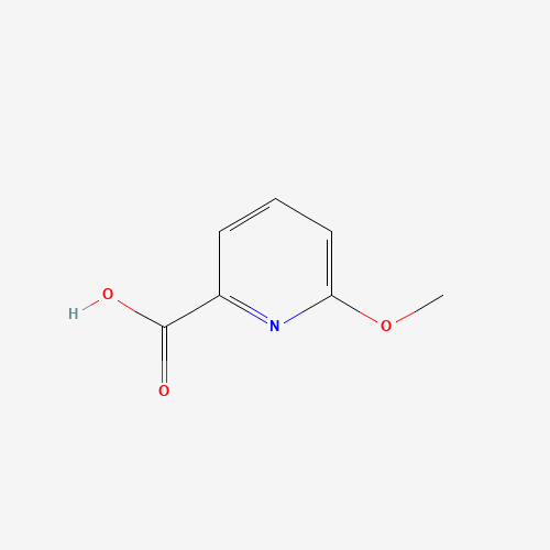 6-METHOXYPYRIDINE-2-CARBOXYLIC ACID (CAS: 26893-73-2) - Chemical Structure and Molecular Formula 