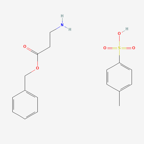 beta-Alanine benzyl ester p-toluenesulfonate salt (CAS: 27019-47-2) - Chemical Structure and Molecular Formula 