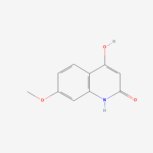 4-HYDROXY-7-METHOXY-1H-QUINOLIN-2-ONE (CAS: 27037-34-9) - Chemical Structure and Molecular Formula 