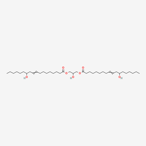 GLYCERYL DIRICINOLEATE (CAS: 27902-24-5) - Chemical Structure and Molecular Formula 