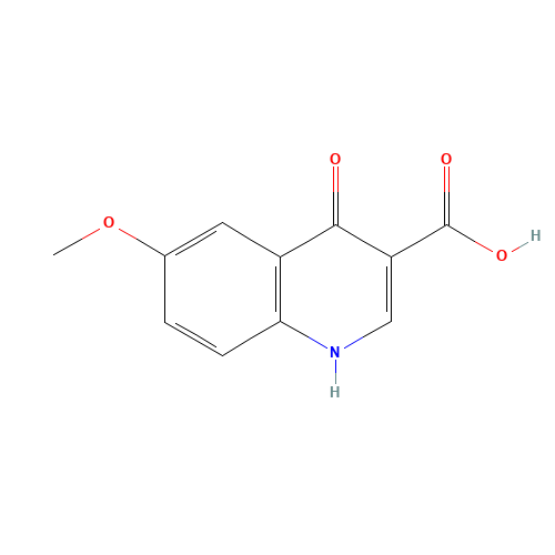 4-HYDROXY-6-METHOXYQUINOLINE-3-CARBOXYLIC ACID (CAS: 28027-16-9) - Related Chemical Product