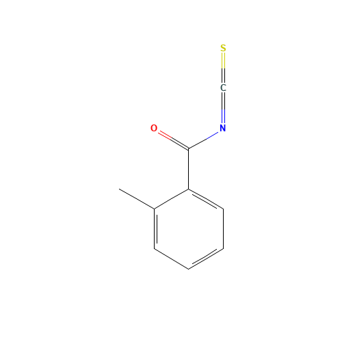 2-METHYLBENZOYL ISOTHIOCYANATE (CAS: 28115-85-7) - Chemical Structure and Molecular Formula 