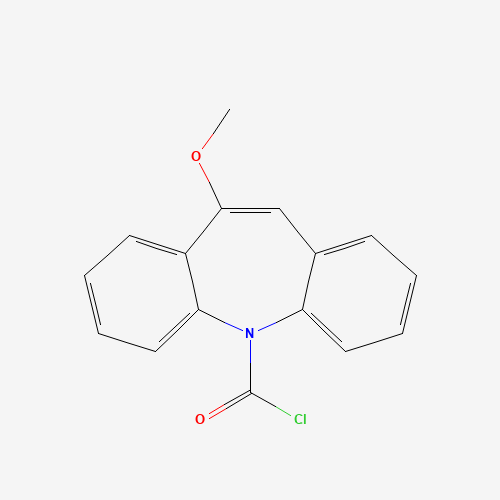 10-Methoxyiminostilbene-5-carbonylchloride (CAS: 28721-08-6) - Chemical Structure and Molecular Formula 