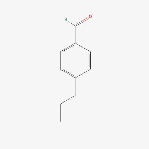 4-N-PROPYLBENZALDEHYDE (CAS: 28785-06-0) - Chemical Structure and Molecular Formula 