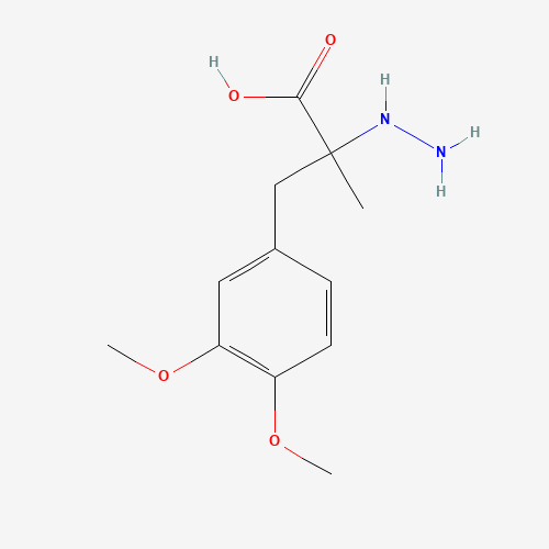 DL-3-(3,4-Dimethoxyphenyl)-2-methyl-2-hydrazine propionic acid (CAS: 28860-96-0) - Related Chemical Product