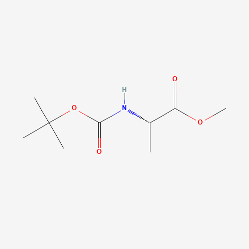 BOC-L-ALANINE METHYL ESTER (CAS: 28875-17-4) - Chemical Structure and Molecular Formula 