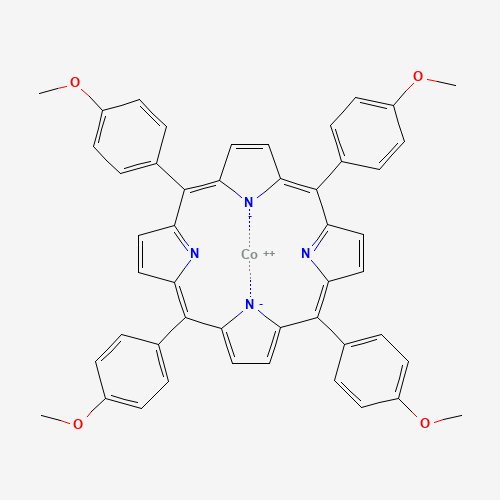 Cobalt tetramethoxyphenylporphyrin (CAS: 28903-71-1) - Chemical Structure and Molecular Formula 