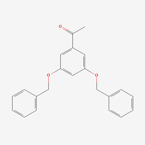 3,5-Dibenzyloxyacetophenone (CAS: 28924-21-2) - Chemical Structure and Molecular Formula 