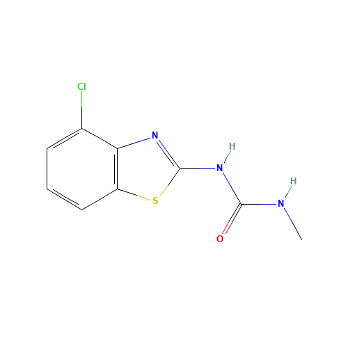 1-(4-CHLORO-2-BENZOTHIAZOLYL)-3-METHYL UREA (CAS: 28956-35-6) - Related Chemical Product
