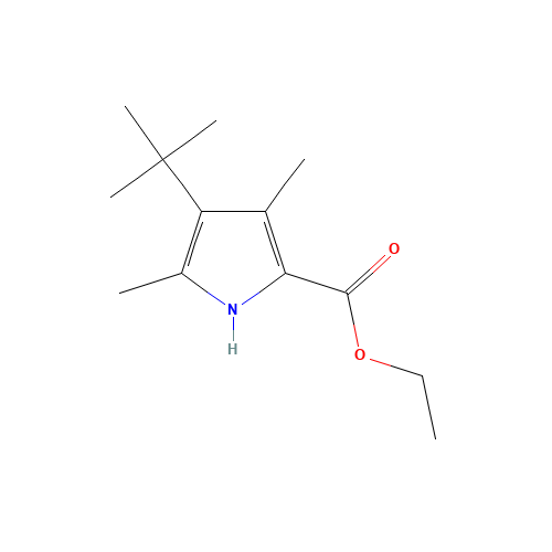 4-TERT-BUTYL-3,5-DIMETHYL-1H-PYRROLE-2-CARBOXYLIC ACID ETHYL ESTER (CAS: 28991-95-9) - Related Chemical Product