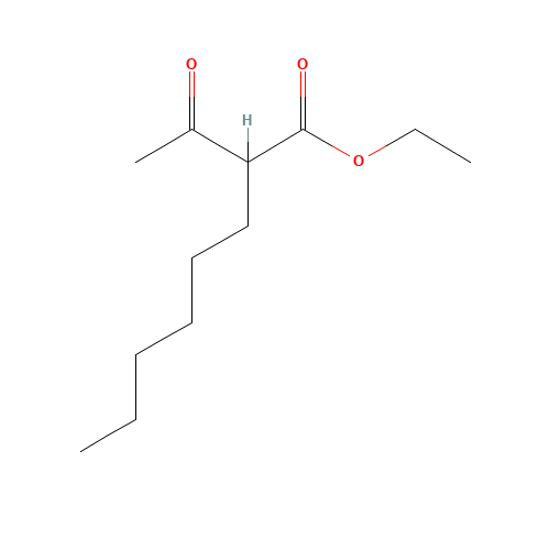 Ethyl 2-acetylcaprylate (CAS: 29214-60-6) - Chemical Structure and Molecular Formula 