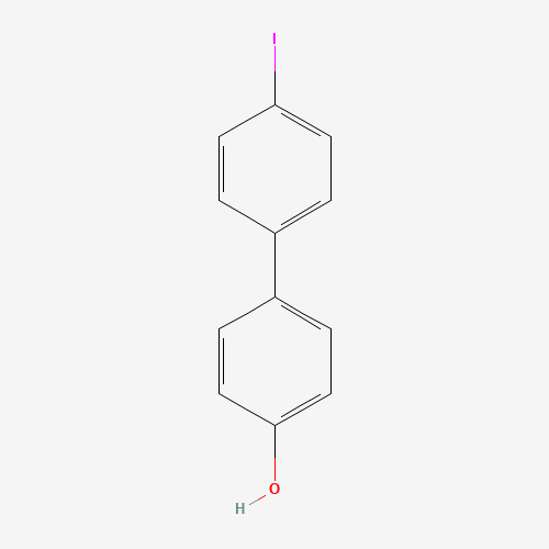 4-HYDROXY-4'-IODOBIPHENYL (CAS: 29558-78-9) - Chemical Structure and Molecular Formula 