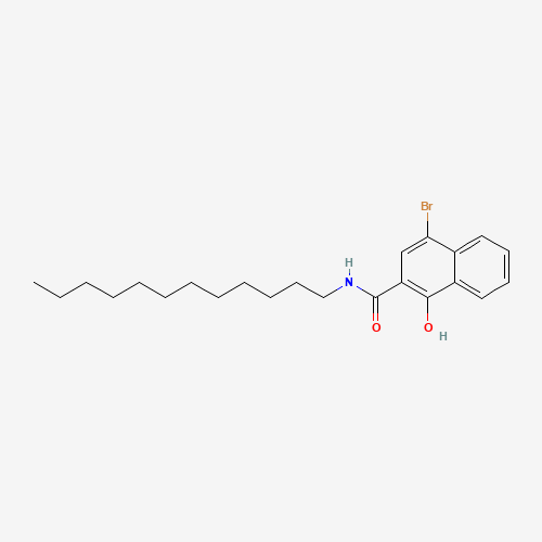 4-BROMO-N-DODECYL-1-HYDROXY-2-NAPHTHALENECARBOXAMIDE (CAS: 29978-16-3) - Related Chemical Product