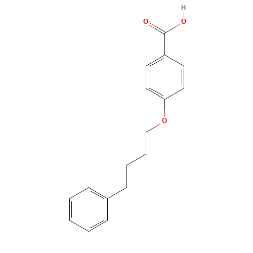 4-(4-Phenylbutoxy)benzoic acid (CAS: 30131-16-9) - Chemical Structure and Molecular Formula 