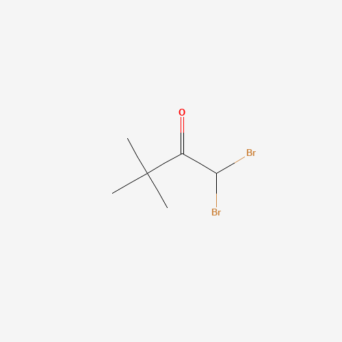 1,1-DIBROMOPINACOLONE (CAS: 30263-65-1) - Chemical Structure and Molecular Formula 