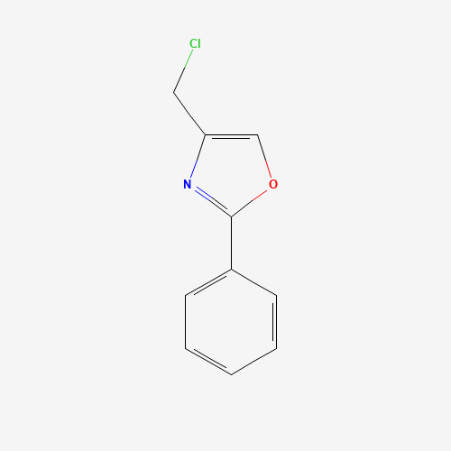 4-Chloromethyl-2-phenyl-oxazole (CAS: 30494-97-4) - Chemical Structure and Molecular Formula 