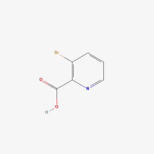 3-BROMOPYRIDINE-2-CARBOXYLIC ACID (CAS: 30683-23-9) - Chemical Structure and Molecular Formula 