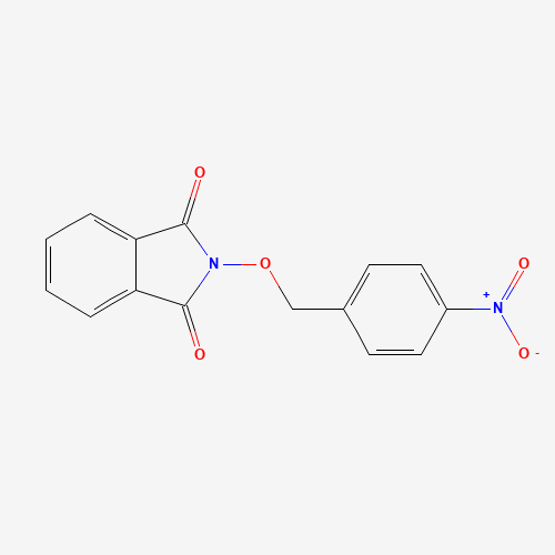2-[(4-NITROBENZYL)OXY]-1H-ISOINDOLE-1,3(2H)-DIONE (CAS: 30777-85-6) - Chemical Structure and Molecular Formula 