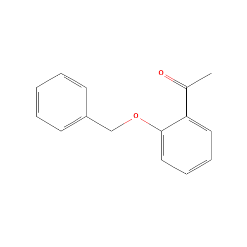 2'-BENZYLOXYACETOPHENONE (CAS: 31165-67-0) - Chemical Structure and Molecular Formula 
