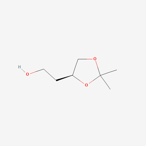 (4S)-(+)-4-(2-HYDROXYETHYL)-2,2-DIMETHYL-1,3-DIOXOLANE (CAS: 32233-43-5) - Chemical Structure and Molecular Formula 