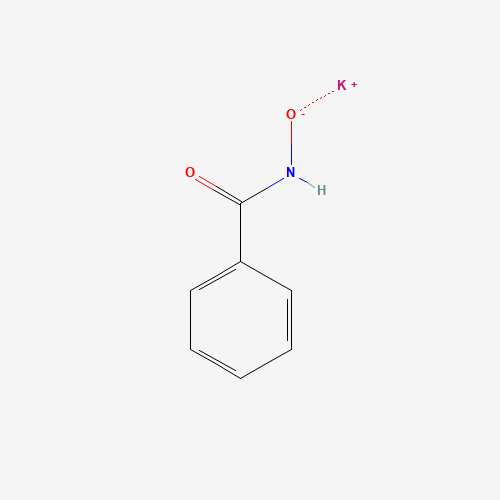 BENZOHYDROXAMIC ACID POTASSIUM SALT (CAS: 32685-16-8) - Chemical Structure and Molecular Formula 