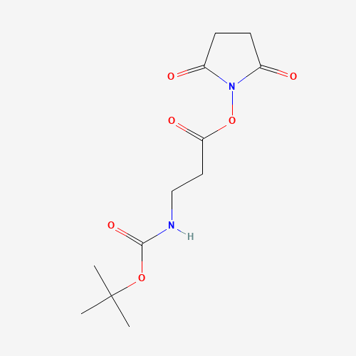 BOC-BETA-ALA-OSU chemical structure BOC-BETA-ALA-OSU (CAS: 32703-87-0) - Chemical Structure and Molecular Formula