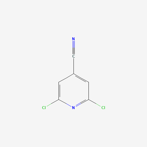 2,6-Dichloroisonicotinonitrile (CAS: 32710-65-9) - Chemical Structure and Molecular Formula 