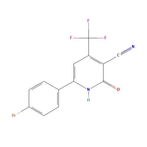 3-Cyano-4-trifluoromethyl-6-(4''-bromophenyl)pyridine-2-one (CAS: 32801-22-2) - Related Chemical Product