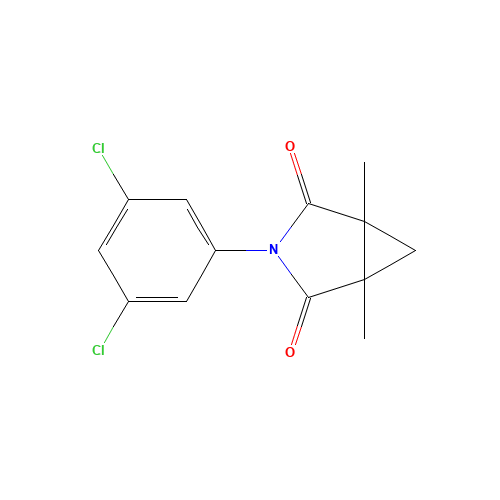 Procymidone (CAS: 32809-16-8) - Chemical Structure and Molecular Formula 