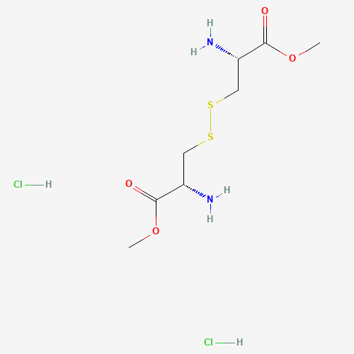 Dimethyl L-cystinate dihydrochloride (CAS: 32854-09-4) - Chemical Structure and Molecular Formula 
