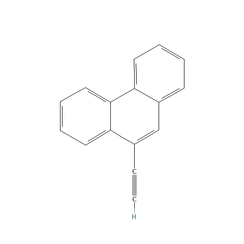 9-ETHYNYLPHENANTHRENE (CAS: 32870-98-7) - Chemical Structure and Molecular Formula 
