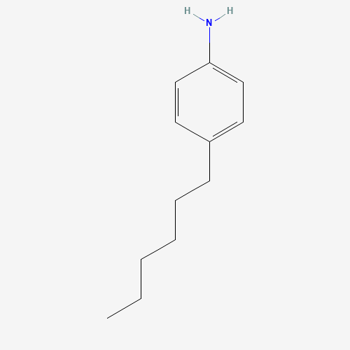 4-HEXYLANILINE (CAS: 33228-45-4) - Chemical Structure and Molecular Formula 