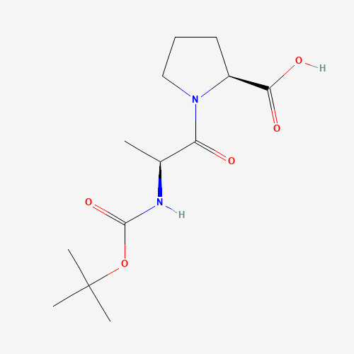 BOC-ALA-PRO-OH (CAS: 33300-72-0) - Chemical Structure and Molecular Formula 