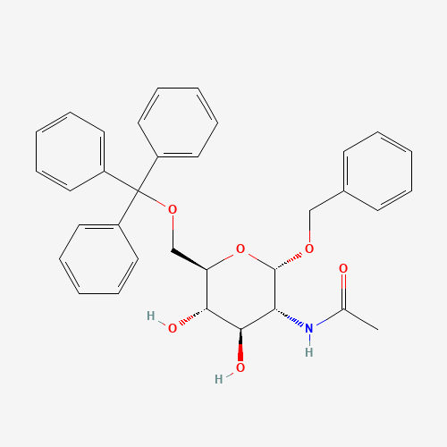 BENZYL 2-ACETAMIDO-2-DEOXY-6-O-TRIPHENYL-METHYL-ALPHA-D-GLUCOPYRANOSIDE (CAS: 33493-71-9) - Related Chemical Product