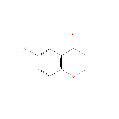 6-CHLOROCHROMONE (CAS: 33533-99-2) - Chemical Structure and Molecular Formula 