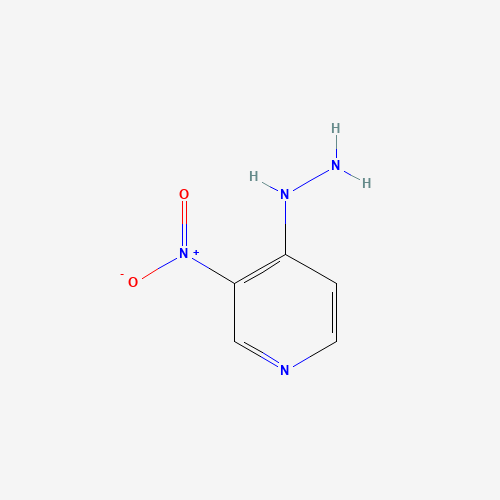 4-HYDRAZINO-3-NITROPYRIDINE (CAS: 33544-42-2) - Chemical Structure and Molecular Formula 