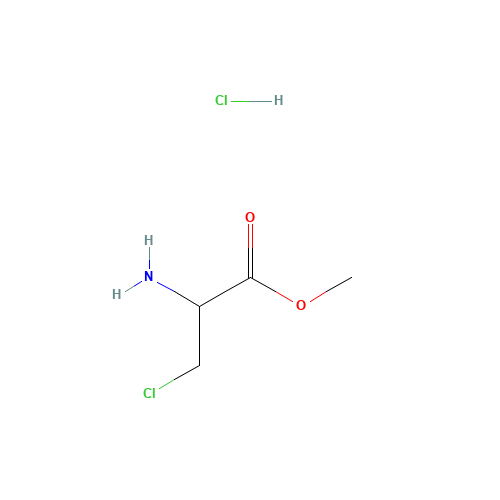 D,L-3-CHLOROALANINE METHYL ESTER HYDROCHLORIDE (CAS: 33646-31-0) - Chemical Structure and Molecular Formula 
