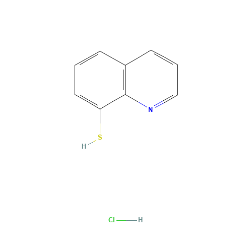 8-Mercaptoquinoline hydrochloride (CAS: 34006-16-1) - Chemical Structure and Molecular Formula 