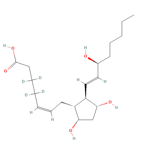 9ALPHA-11ALPHA,15S-TRIHYDROXY-PROSTA-5Z,13E-DIEN-1-OIC-3,3,4,4-D4 ACID (CAS: 34210-11-2) - Related Chemical Product