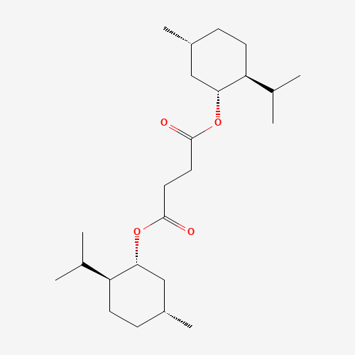 (1R)-(-)-DIMENTHYL SUCCINATE (CAS: 34212-59-4) - Chemical Structure and Molecular Formula 
