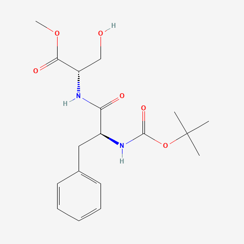 BOC-PHE-SER-OME (CAS: 34290-59-0) - Chemical Structure and Molecular Formula 