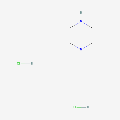 1-METHYLPIPERAZINE DIHYDROCHLORIDE (CAS: 34352-59-5) - Chemical Structure and Molecular Formula 