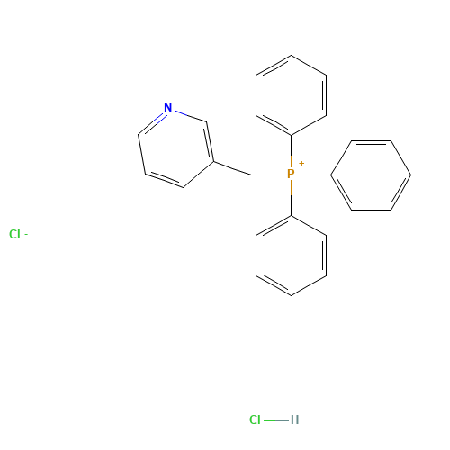 3-PYRIDYLMETHYL-TRIPHENYL PHOSPHONIUM CHLORIDE HYDROCHLORIDE (CAS: 34377-83-8) - Related Chemical Product