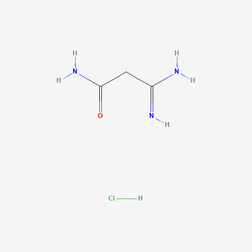 MALONAMAMIDINE HYDROCHLORIDE (CAS: 34570-17-7) - Chemical Structure and Molecular Formula 