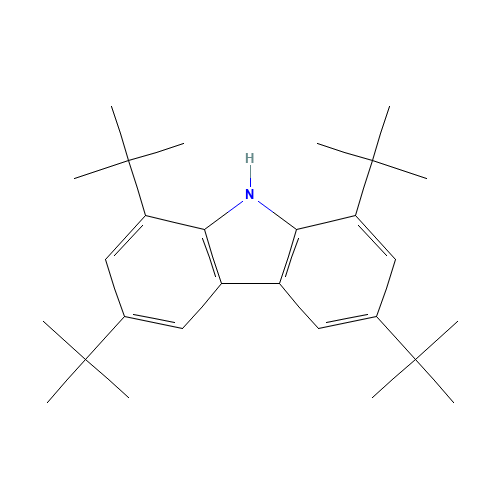 1,3,6,8-TETRAKIS(TERT-BUTYL)CARBAZOLE (CAS: 34601-54-2) - Related Chemical Product