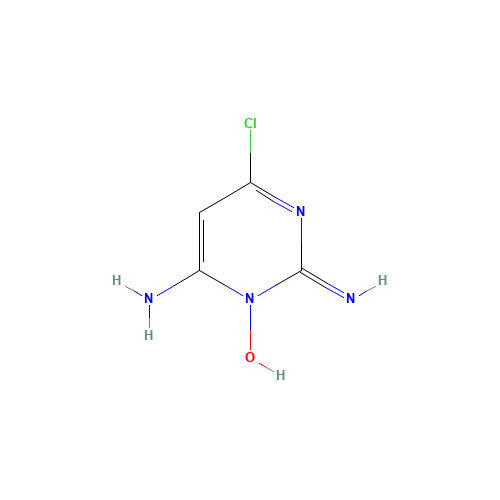 2,6-Diamino-4-chloropyrimidine 1-oxide (CAS: 35139-67-4) - Chemical Structure and Molecular Formula 